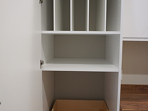 Craft Room Vertical Shelving