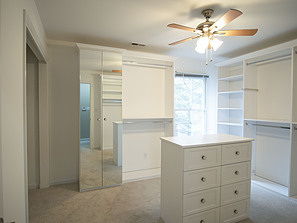 Spare Room Becomes a Walk-in Closet