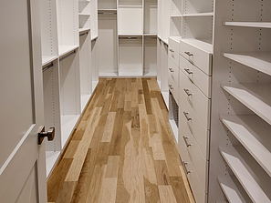 Long Narrow Walk-in Closet