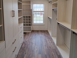 Long Narrow Walk-in Closet