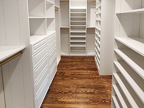 Long Narrow Walk-in Closet