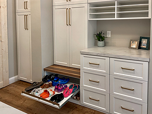 Mudroom Bench with Shoe Storage