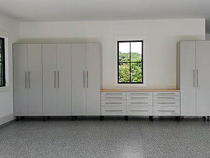 Tall Cabinets with Counter