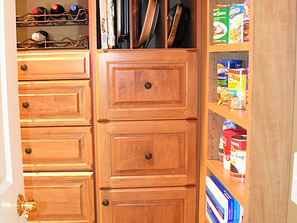 Full Pantry Cabinets and Shelves