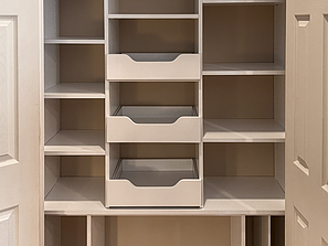 Pantry Storage with Roll-out Drawers