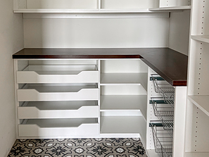 Pantry Storage with Counter Space