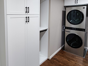 Laundry Room with Closet Storage